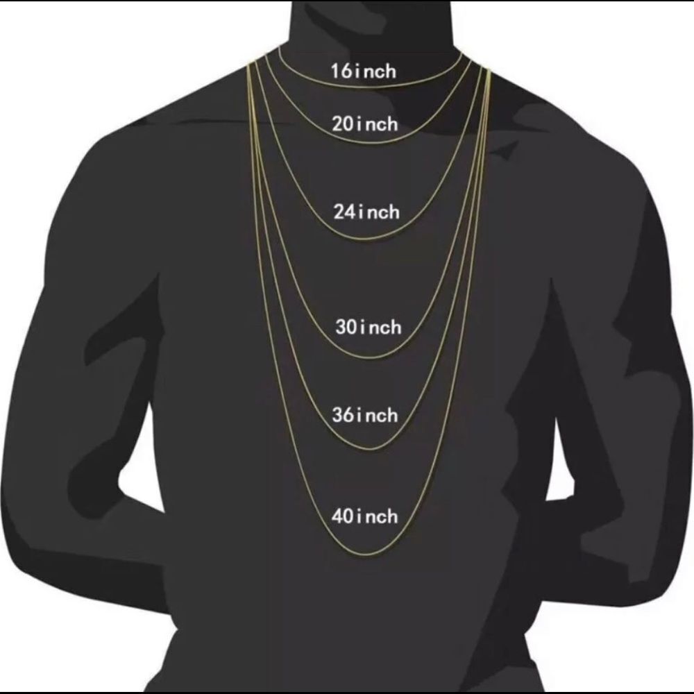 Cross Pendant Necklace with 4mm Tennis Chain Iced  Necklace Jewelry Silver chain - Picture 8 of 8